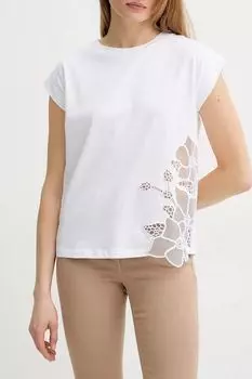 Футболка хлопковая с шитьем Marciano by Guess