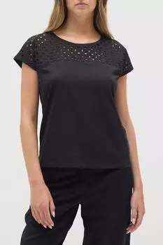 Футболка хлопковая с шитьем OVS