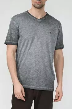 Футболка хлопковая с V-вырезом LERROS