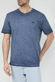 Футболка хлопковая с V-вырезом LERROS