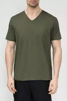 Футболка хлопковая с V-вырезом OVS