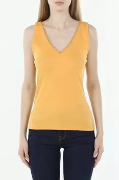 Футболка хлопковая с v-вырезом OVS