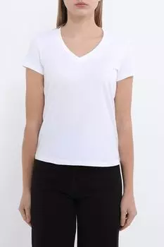 Футболка хлопковая с V-вырезом OVS