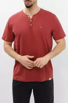 Футболка хлопковая с воротником на пуговицах LERROS