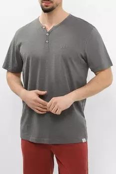 Футболка хлопковая с воротником на пуговицах LERROS