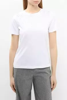 Футболка хлопковая со стразами Marciano by Guess