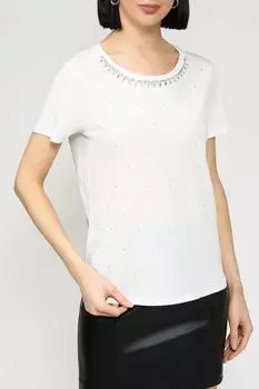 Футболка хлопковая со стразами OVS