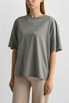 Футболка хлопковая свободного кроя BOSS