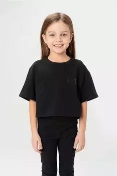 Футболка хлопковая укороченная 1st.