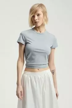 Футболка хлопковая укороченная Nume