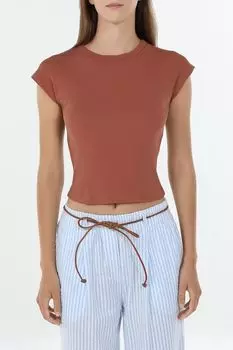 Футболка хлопковая укороченная OVS