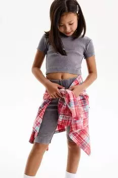 Футболка хлопковая укороченная Silver Spoon Life