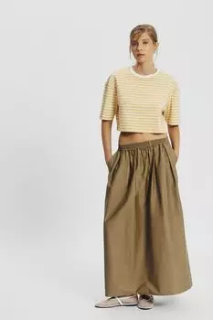 Футболка хлопковая укороченного кроя Nume