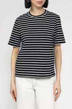 Футболка хлопковая в полоску Auranna