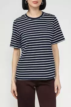 Футболка хлопковая в полоску Auranna