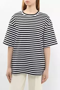 Футболка хлопковая в полоску Auranna