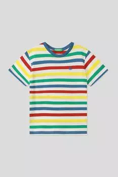 Футболка хлопковая в полоску Benetton