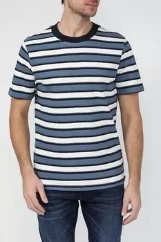 Футболка хлопковая в полоску Casual Friday