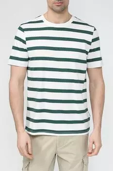 Футболка хлопковая в полоску Casual Friday