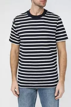 Футболка хлопковая в полоску Casual Friday