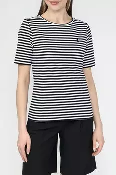 Футболка хлопковая в полоску Comma