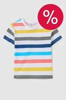 Футболка хлопковая в полоску Fagottino