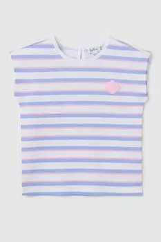 Футболка хлопковая в полоску Fagottino