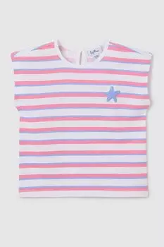 Футболка хлопковая в полоску Fagottino