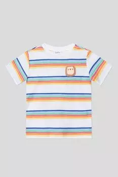 Футболка хлопковая в полоску Fagottino