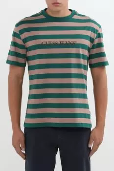 Футболка хлопковая в полоску Guess Jeans