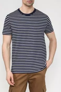 Футболка хлопковая в полоску Piombo