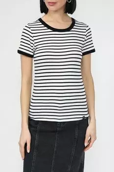 Футболка хлопковая в полоску Piombo