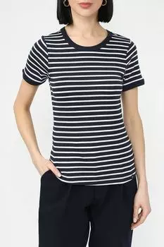 Футболка хлопковая в полоску Piombo