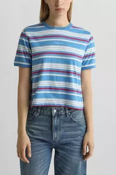 Футболка хлопковая в полоску Tommy Jeans