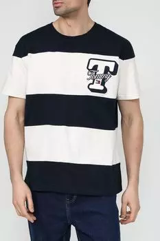 Футболка хлопковая в полоску Tommy Jeans