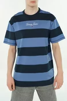 Футболка хлопковая в полоску Tommy Jeans