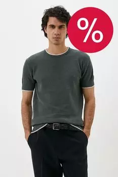 Футболка из хлопка и льна Marhatter