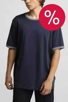 Футболка из смесового хлопка Bugatti