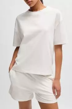 Футболка из смесового хлопка HUGO