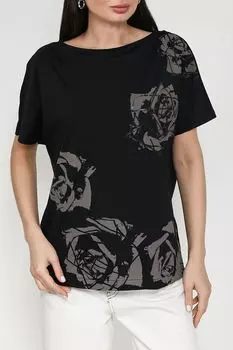 Футболка из смесового хлопка с принтом Esprit Casual