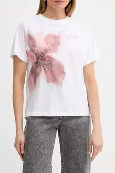 Футболка из смесового хлопка с принтом Marciano by Guess