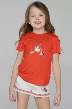 Футболка из вискозы с аппликацией EVIKA KIDS