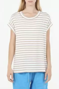 Футболка из вискозы в полоску Marc Aurel