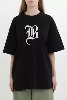 Футболка оверсайз хлопковая с принтом BELUCCI