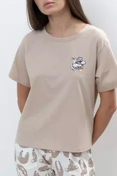 Футболка пижамная хлопковая Almando Melado