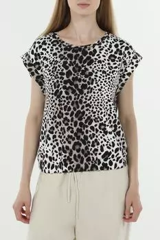 Футболка с анималистичным принтом Monari