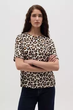 Футболка с анималистичным принтом OVS