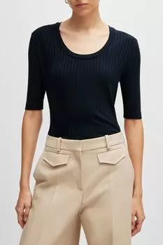 Футболка с круглым вырезом BOSS