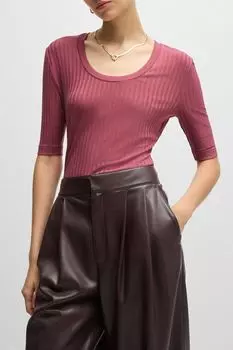 Футболка с круглым вырезом BOSS