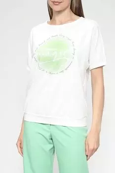 Футболка с круглым вырезом с принтом Bianca